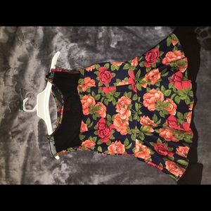 Rose Print Shirt